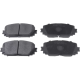 Blue Print ADT342166 Brake Pads for Toyota Vitz/Yaris/Vios/Porte/Paso/Corolla/Belta, Subaru Trezia, Daihatsu Boon - Front Axle
