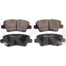 EUROBRAKE 5502223536 Brake Pads for Hyundai Accent, i10, i20, i30, IONIQ, Kona, Tucson & Kia Ceed III, ProCeed, Rio IV, Seltos, Soul II/III, Sportage, Stonic - Rear Axle