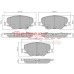 METZGER 1170855 Brake Pads for Opel Insignia Z18/68/35 & Vauxhall Insignia Z18/68/35 - Front Axle