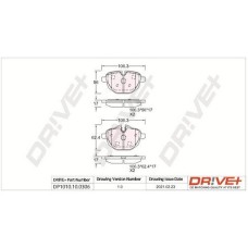 Dr!ve+ DP1010.10.0306 Brake Pad Set (Rear Axle)