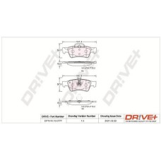 Dr!ve+ DP1010.10.0777 Brake Pad Set (Rear Axle)