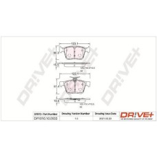 Dr!ve+ DP1010.10.0933 Brake Pad Set (Rear Axle)