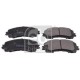 FEBI BILSTEIN 116291 Brake Pads for Nissan x-Trail/Serena/Skyline/Z , Renault Koleos, Infiniti Q50/Q60/QX50/Q55, Chevrolet Trail Blazer/Colorado- (Front Axle)