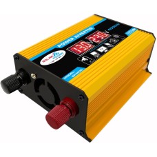 LGD Tan-G 300W (4,000W Peak)  12V AC to 220V DC Car Power Inverter - Yellow