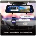 9.66" 4K Touch Screen Mirror Dash Cam w/Android Navigation, Rear DVR Camera, Car Play & Android Auto, WiFi, Bluetooth