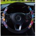 Ethnic Deco Elastic Steering Wheel Cover (38cm) - Style 1