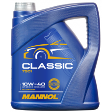 Mannol MN7501 / 10W40 HC-Synthetic Oil for Modern Gasoline & Diesel Engines without a Turbo-Charger - (4-liters)