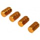 Car Tire Valve Caps (Set of 4) - Gold