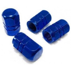 Car Tire Valve Caps (Set of 4) - Blue