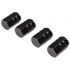 Car Tire Valve Caps (Set of 4) - Black