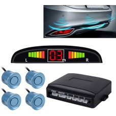 Zone-Tech Car Reverse Radar System/Parking Sensors - (Blue)