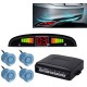 Zone-Tech Car Reverse Radar System/Parking Sensors - (Blue)