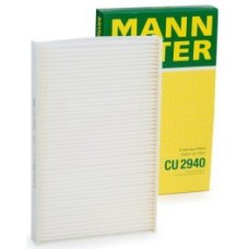 Mann CU 2940 Cabin Filter for Citroen & Peugeot