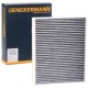 DENCKERMANN M110866K Cabin Filter for BMW 1/2/3/4 & Porsche 718 Boxter/Cayman & Porsche 911 Carrera - Activated Carbon