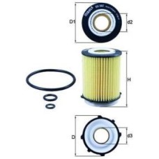 Knecht OX 982D Oil Filter for Mercedes C-Class, GLK, E-Class, SLK, A-Class, B-Class, GLA, GLB, GLE, GLC, SLC, CLS & Infiniti Q30, Q50, Q60, QX30